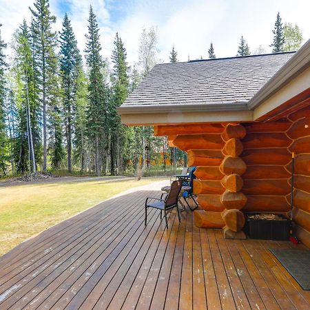 Riverside Log Cabin On-Site Aurora Viewing! North Pole Exterior foto