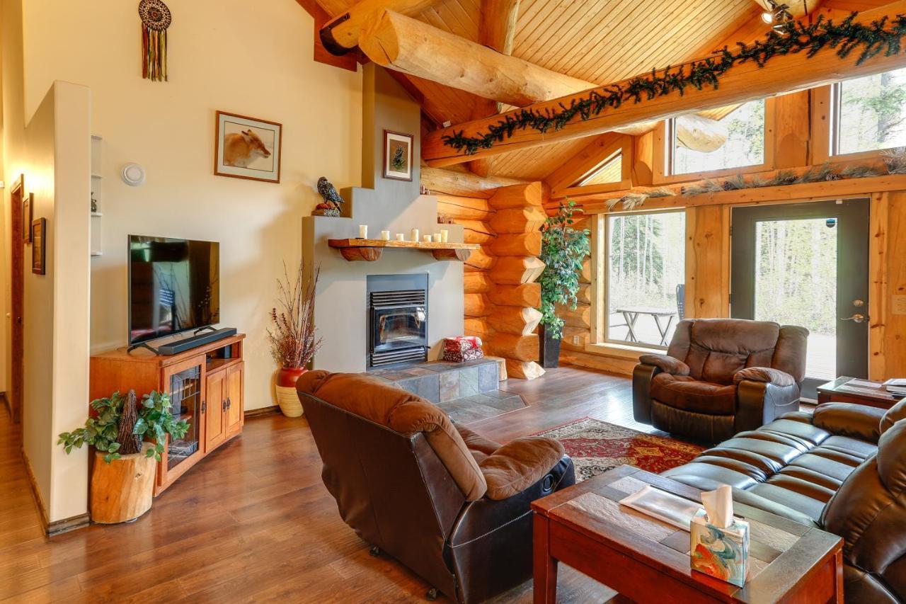 Riverside Log Cabin On-Site Aurora Viewing! North Pole Exterior foto
