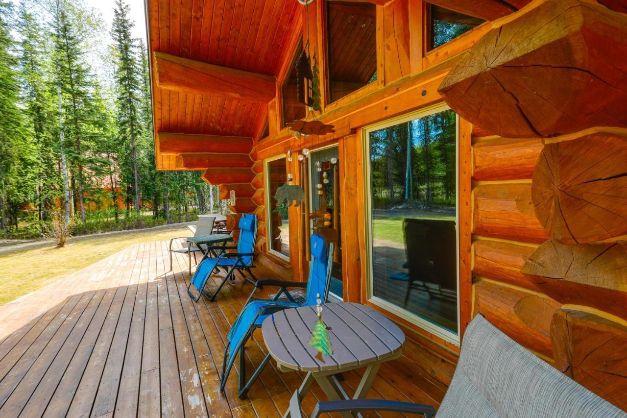 Riverside Log Cabin On-Site Aurora Viewing! North Pole Exterior foto