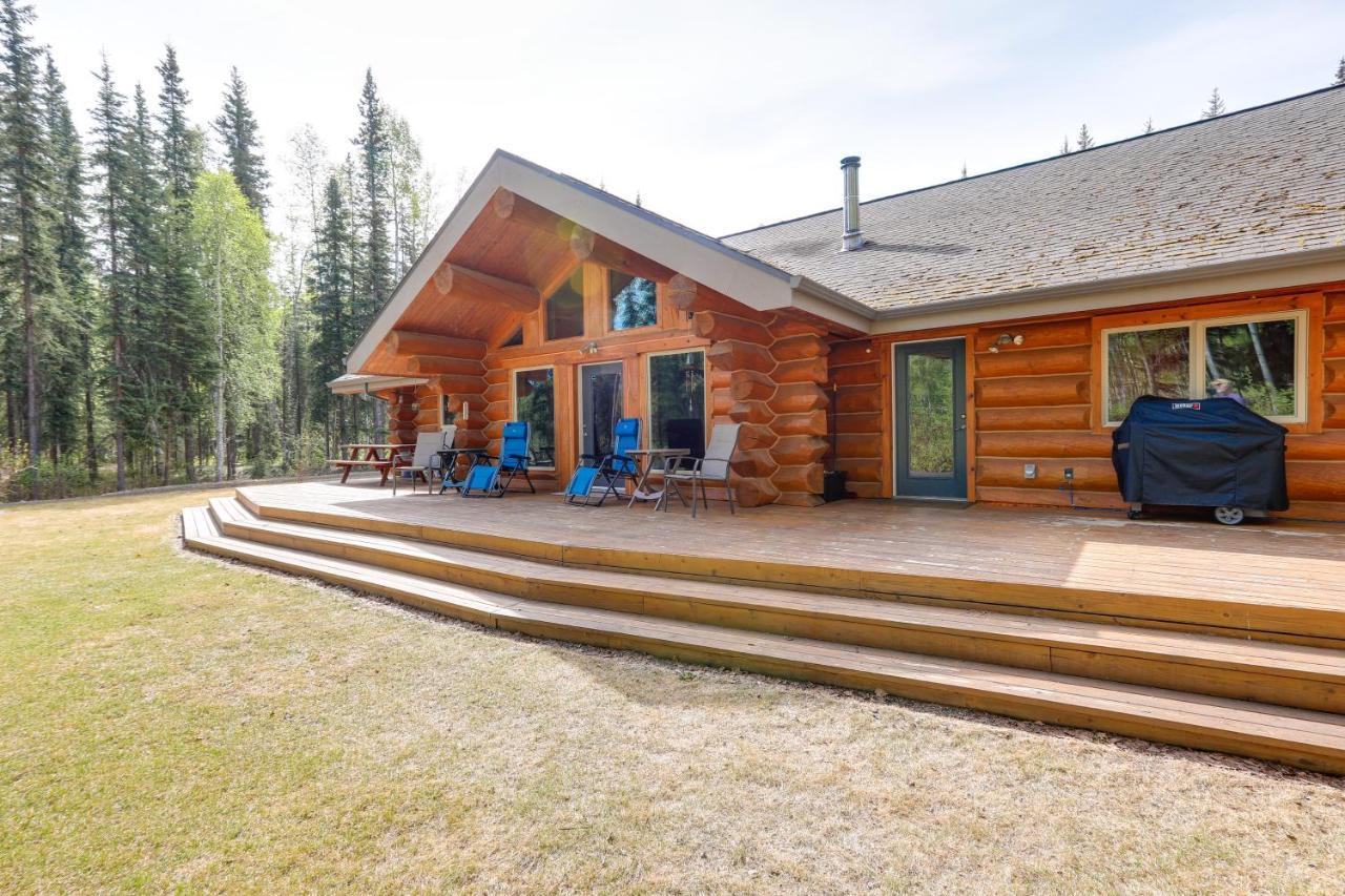 Riverside Log Cabin On-Site Aurora Viewing! North Pole Exterior foto